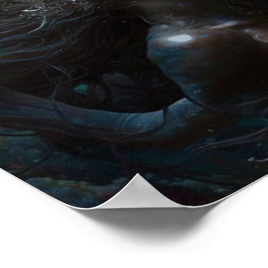 poster "Zwarte Zeemeermin 6" (Hoek)