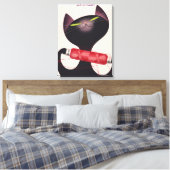 Poster Zwicky Cat van Donald Brun Canvas Afdruk (Insitu (Slaapkamer))