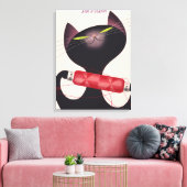Poster Zwicky Cat van Donald Brun Canvas Afdruk (Insitu (Woonkamer))