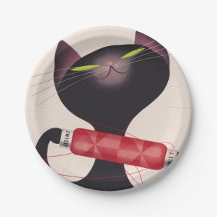 Poster Zwicky Cat van Donald Brun Papieren Bordje