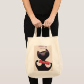 Poster Zwicky Cat van Donald Brun Tote Bag (Voorkant (product))