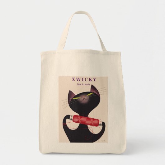 Poster Zwicky Cat van Donald Brun Tote Bag (Voorkant)
