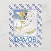  Poster Zwitserse Raulway, Davos Briefkaart (Voorkant)