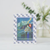 Poster Zwitserse Raulway, Vierwaldstattersee Briefkaart (Staand voorkant)