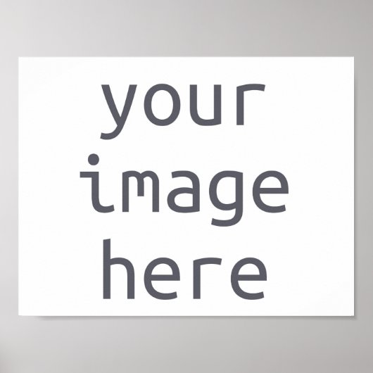 #PosterAanpasbaar product #YourPhotohere Poster (Voorkant)