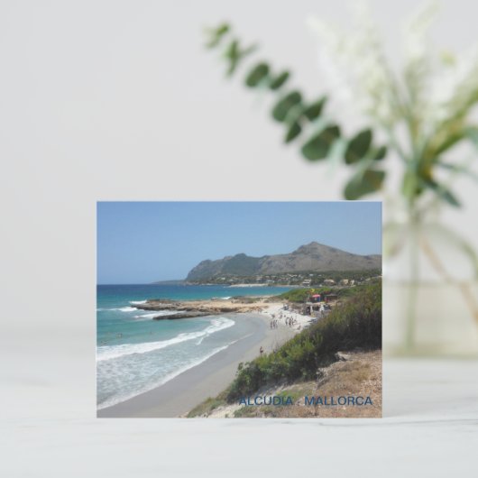 Posterd de Alcudia, Mallorca, Mallorca. Briefkaart (Staand voorkant)