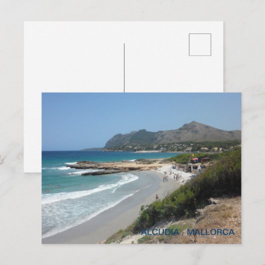 Posterd de Alcudia, Mallorca, Mallorca. Briefkaart (Voorkant / Achterkant)