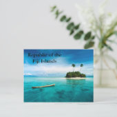 Posterd Fiji-eilanden Briefkaart (Staand voorkant)