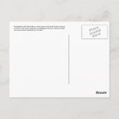 Posterd Fiji-eilanden Briefkaart (Achterkant)