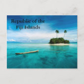 Posterd Fiji-eilanden Briefkaart (Voorkant)