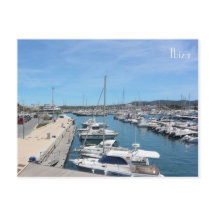 Posterijen puerto de Ibiza en las Islas Baleares