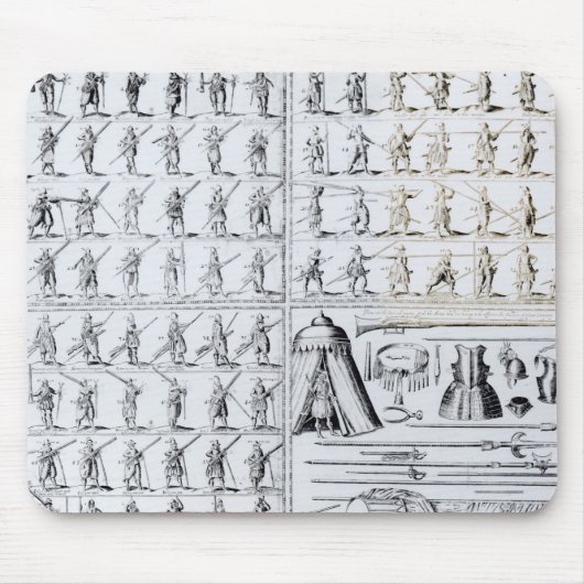 Posterijen voor musketiers en Pikemen Muismat (Voorkant)