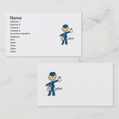 Posteringwerkersijkfiguur Visitekaartje (Voorkant / Achterkant)