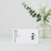 Posteringwerkersijkfiguur Visitekaartje (Staand voorkant)