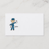 Posteringwerkersijkfiguur Visitekaartje (Achterkant)