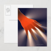 Posterior Uitzicht of Right Hand. Briefkaart (Voorkant / Achterkant)