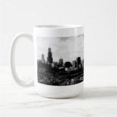 Posterized Chicago Skyline Coffee Mok (Links)