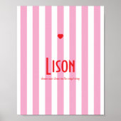 Posternaam Riviera rose Poster (Voorkant)