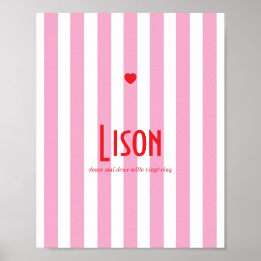 Posternaam Riviera rose Poster (Voorkant)