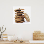 Posterprint met chocoladekoekjes poster (Keuken)