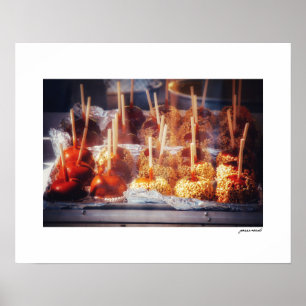 Posterprint met karamelappels van de county fair poster
