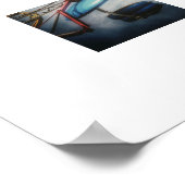 Posterprint van kermisattractie poster (Hoek)