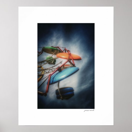 Posterprint van kermisattractie poster (Voorkant)