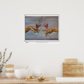 posters "a la santé de Michel Ange" (Keuken)