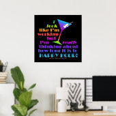 POSTERS & ARCHIPRINTS - Hoe lang duurt het nog tot (Thuiskantoor)