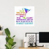 POSTERS & ARCHIPRINTS - Hoe lang duurt het nog tot (Thuiskantoor)