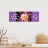Posters bedankt Dahlias verpleegster (Keuken)