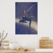 Posters, beeldende kunst - Cosmic Mime Clown Poster (Keuken)