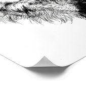 Posters Black and White Animal Portrait (Hoek)