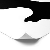 Posters Black and White Fashion Animal (Hoek)