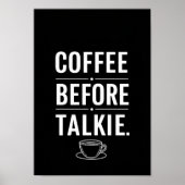 Posters Black and White Funny Quote Print (Voorkant)