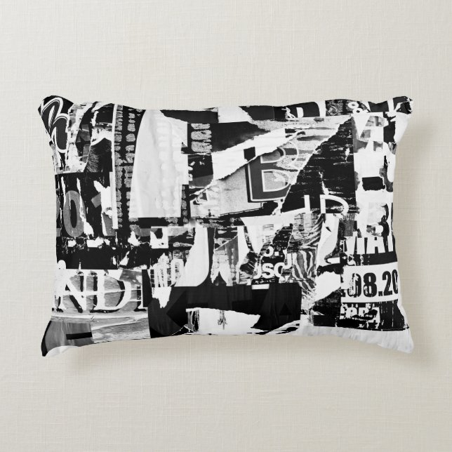 Posters collage backgrou accent kussen (Voorkant)