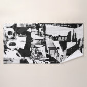 Posters collage backgrou badhanddoek (Badhanddoek)
