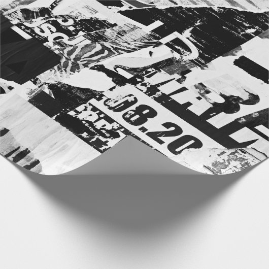 Posters collage backgrou cadeaupapier (Hoek)