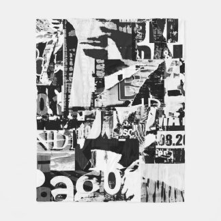 Posters collage backgrou fleece deken