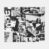 Posters collage backgrou fleece deken (Voorkant (Horizontaal))