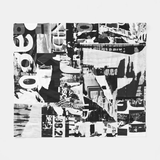 Posters collage backgrou fleece deken (Voorkant (Horizontaal))