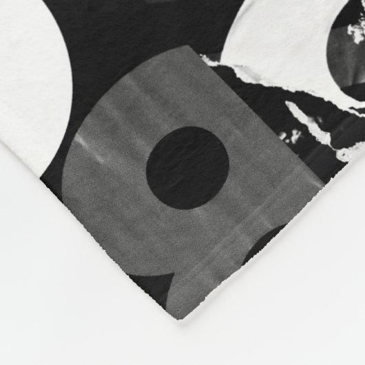 Posters collage backgrou fleece deken (Hoek)