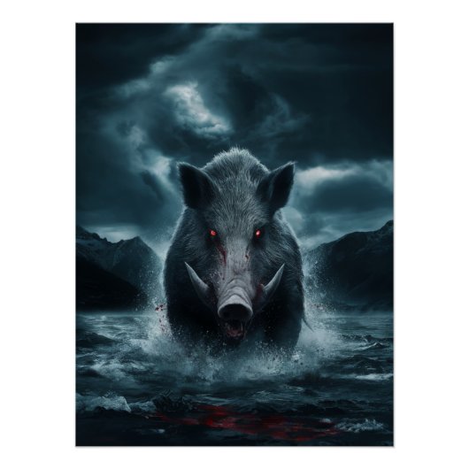 Posters Dives everzwijn 2 (Voorkant)