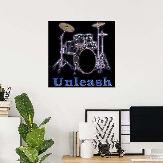 Posters drumstel (Thuiskantoor)