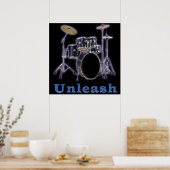 Posters drumstel (Keuken)