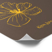 Posters - Een kleine bloem om uw muren te versiere (Hoek)