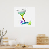 POSTERS EN ARCHIVALE PRINTS - BUTTERFLY MARTINI AR (Keuken)