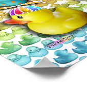 Posters en fijn gekleurde rubberdraden voor Pop (Hoek)