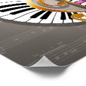 Posters en fijne kunst: muziekmasker (Hoek)