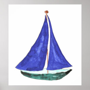 Posters en Prints in de zeilboot